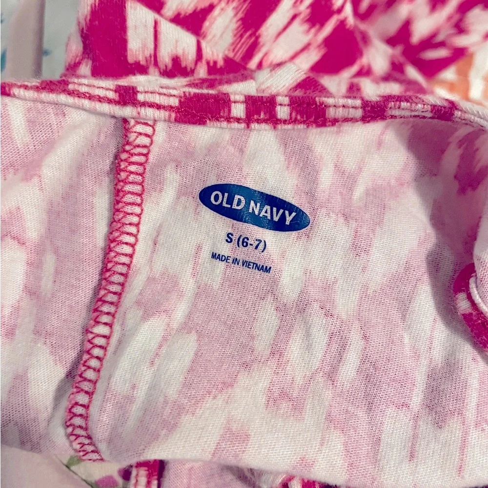 Old Navy Girl’s Fuchsia & White Sundress
